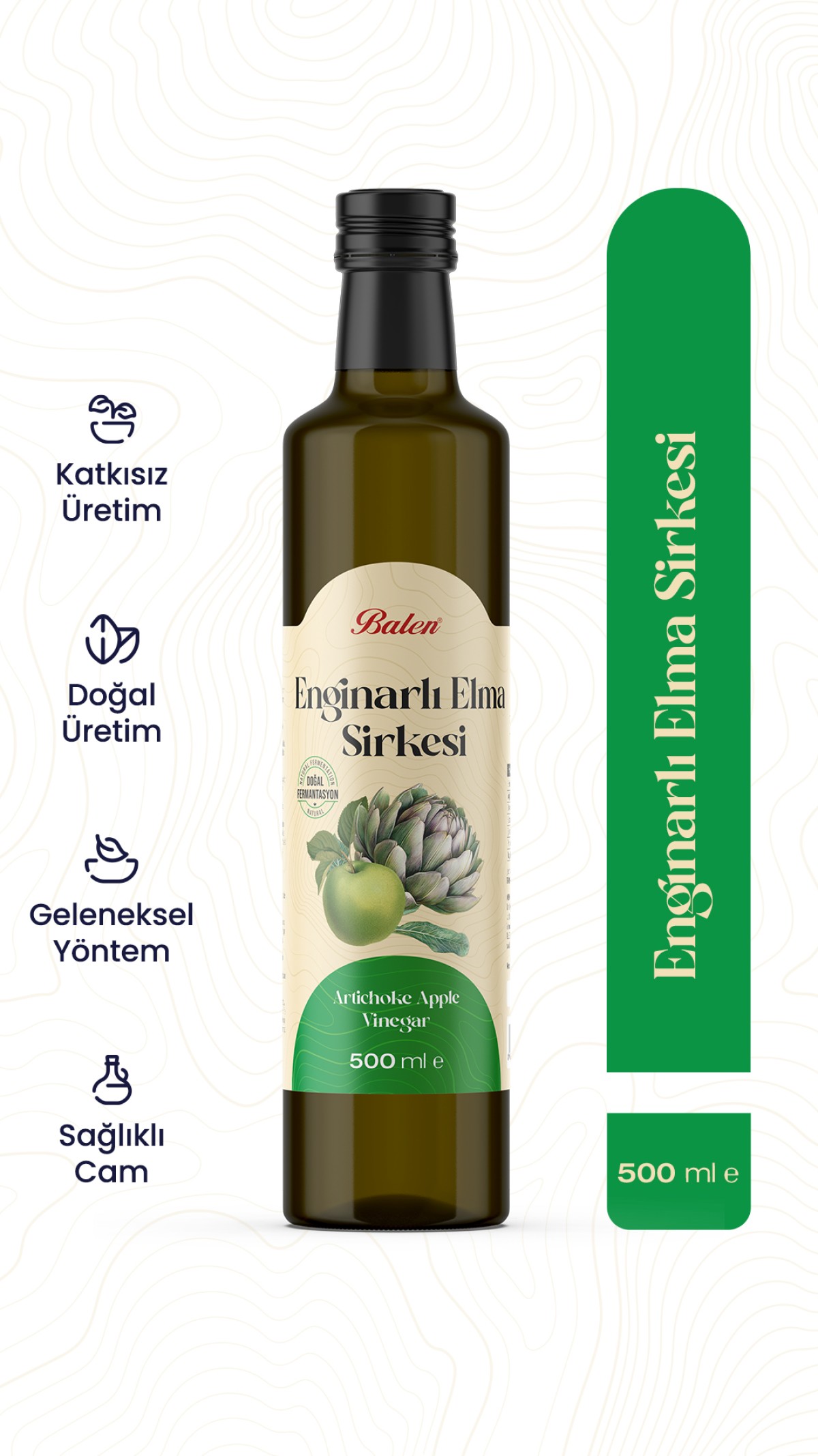 BALEN ENGİNARLI ELMA SİRKESİ * 500 ML BALEN ENGİNARLI ELMA SİRKESİ * 500 ML