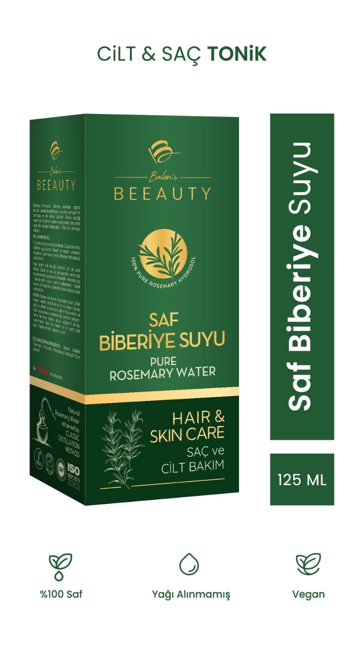 BALEN'S BEEAUTY BİBERİYE SUYU * 125 ML