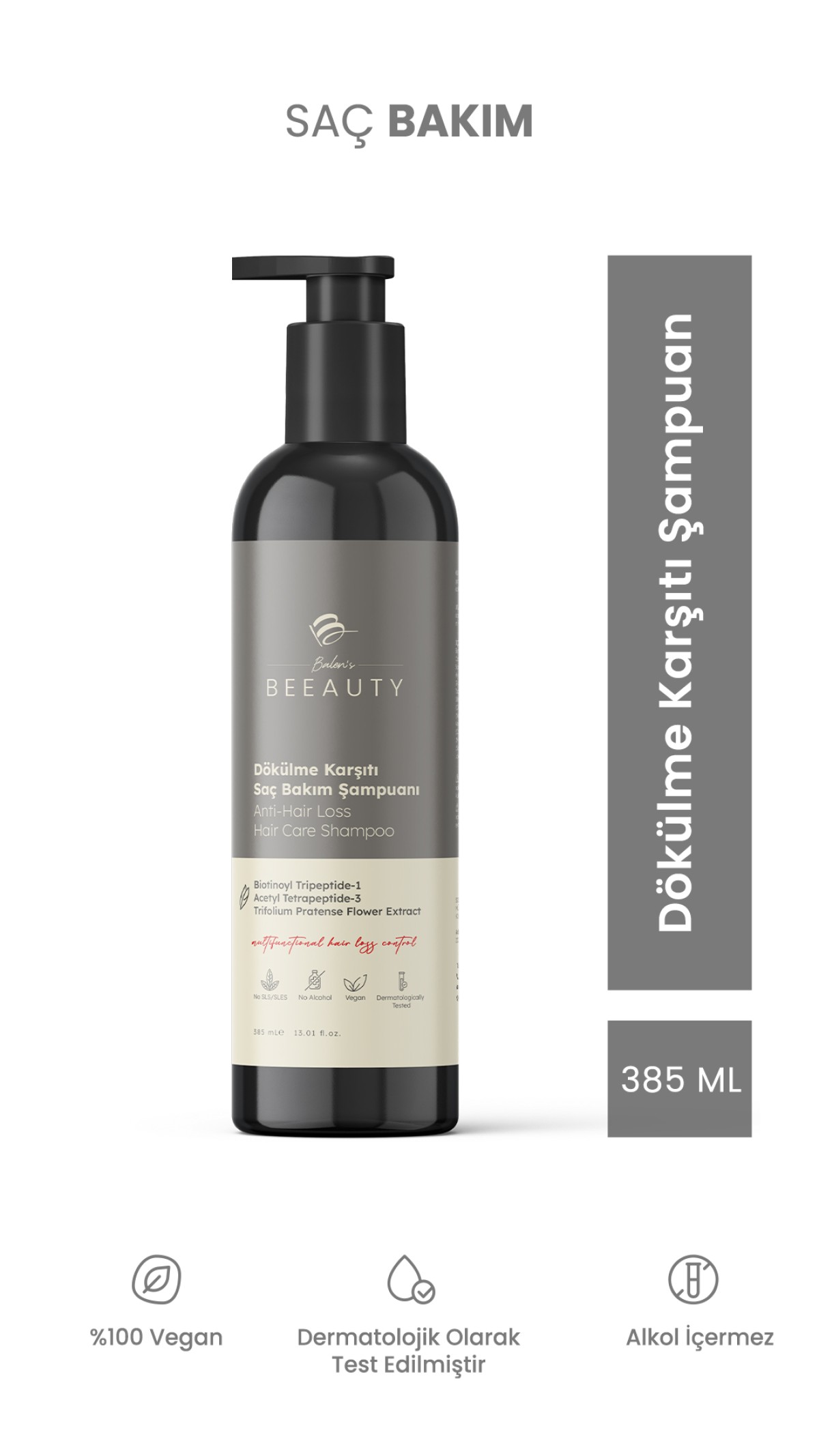 BALEN’S BEEAUTY DÖKÜLME KARŞITI SAÇ BAKIM ŞAMPUANI * 385 ML BALEN’S BEEAUTY DÖKÜLME KARŞITI SAÇ BAKIM ŞAMPUANI * 385 ML