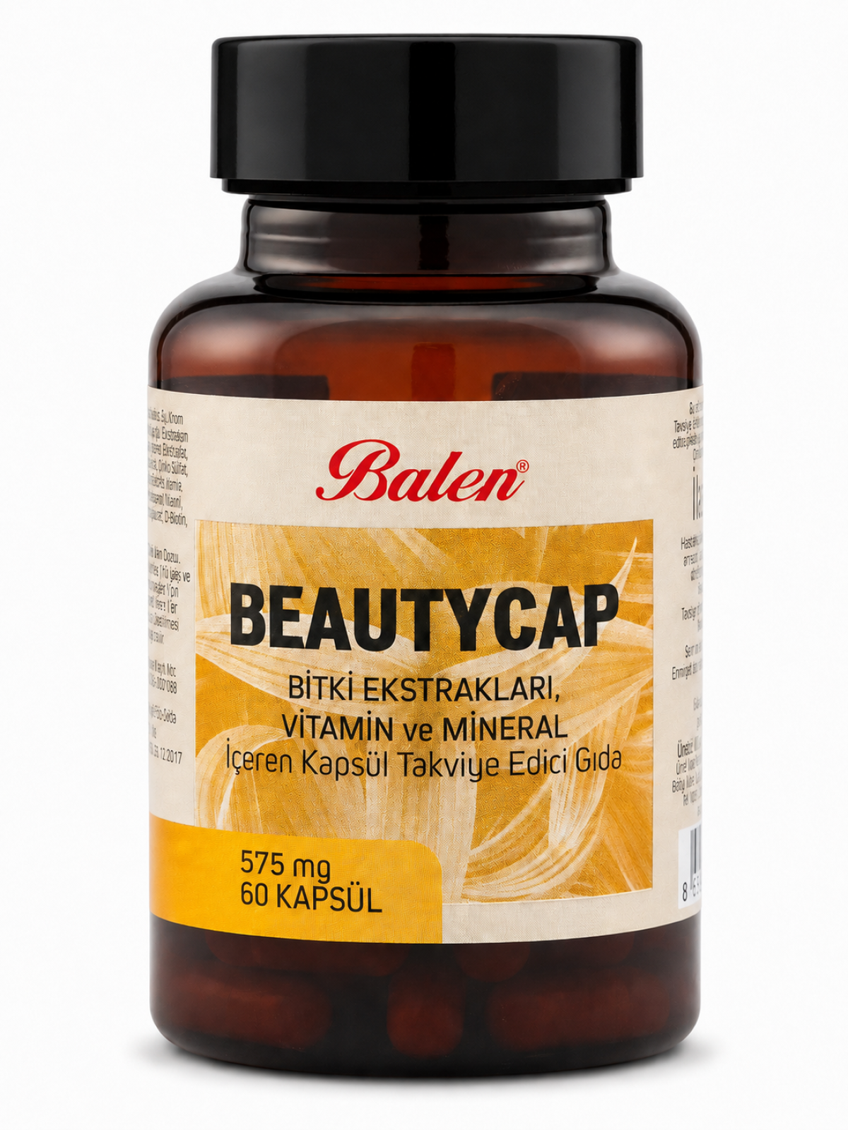 BEAUTYCAP BİTKİ EKST. VİT. VE MİN. İÇEREN KAPSÜL 575 MG*60 BEAUTYCAP BİTKİ EKST. VİT. VE MİN. İÇEREN KAPSÜL 575 MG*60