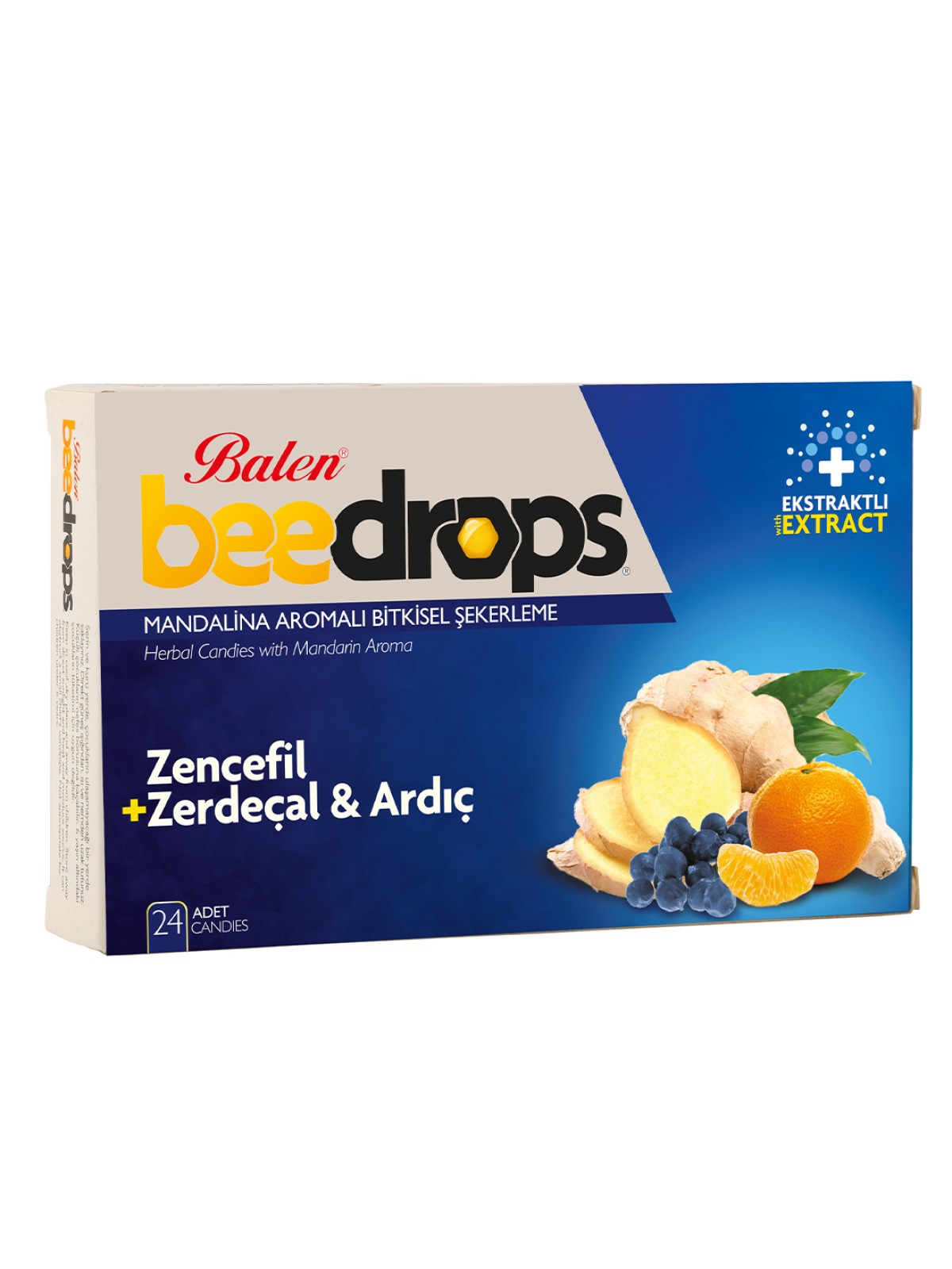 Balen Beedrops Zencefil+Zerdeçal-Ardıç Mandalina Aromalı Drops