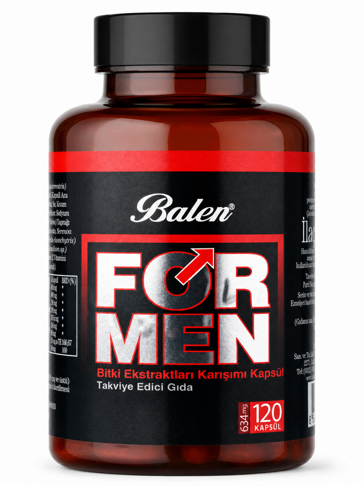FORMEN BİTKİ EKSTRATLARI KARIŞIMI KAPSÜL 634 MG*120 FORMEN BİTKİ EKSTRATLARI KARIŞIMI KAPSÜL 634 MG*120