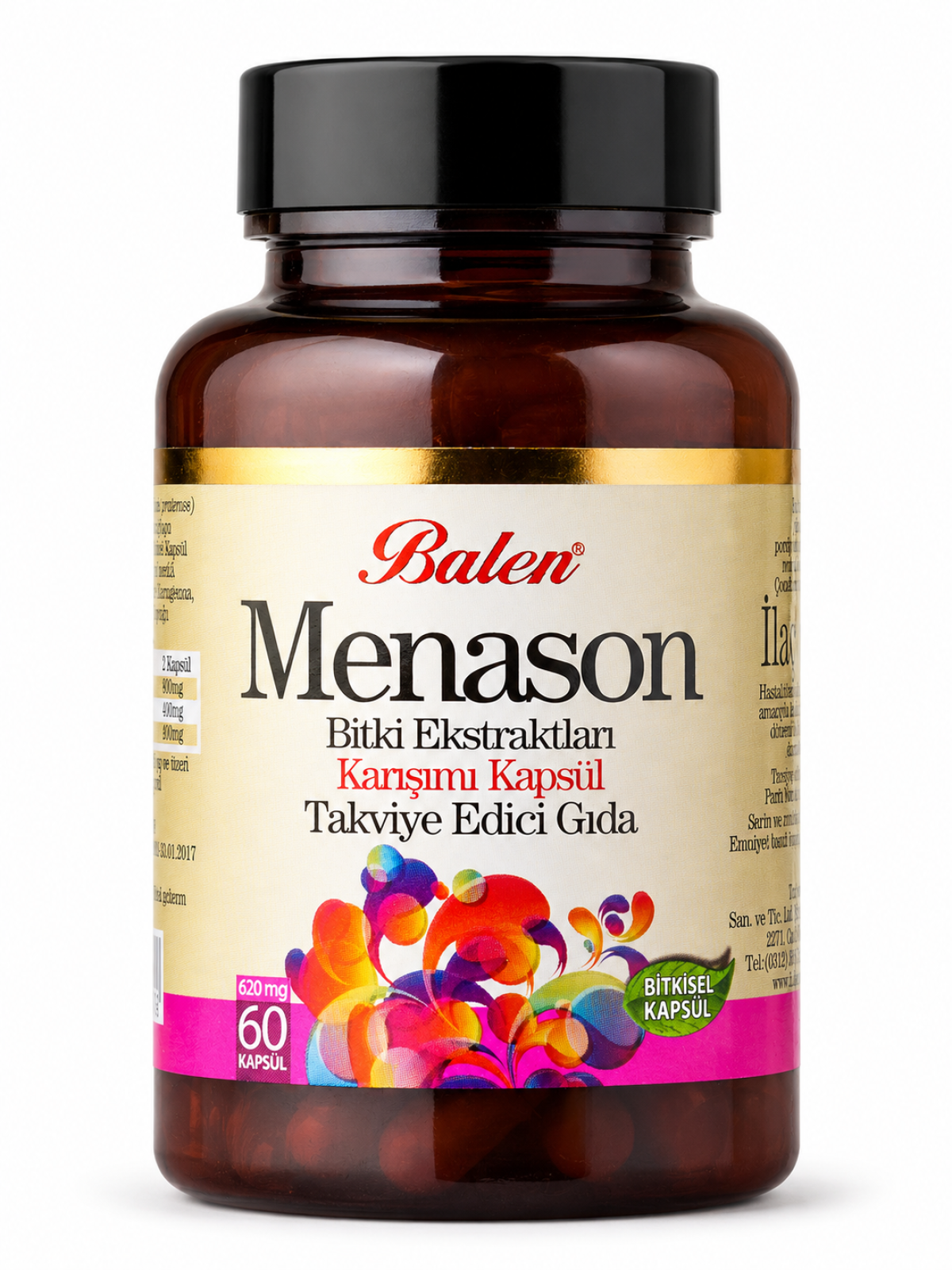 MENASON BİTKİ EKSTRATLARI KARIŞIMI KAPSÜL 620 MG*60