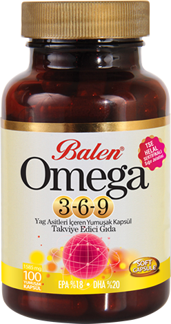 Balen Omega 3-6-9 Yağ Asitlerini İçeren Yumuşak Kapsül