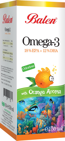 Balen Omega 3 Portakal Aromalı Balık Yağı