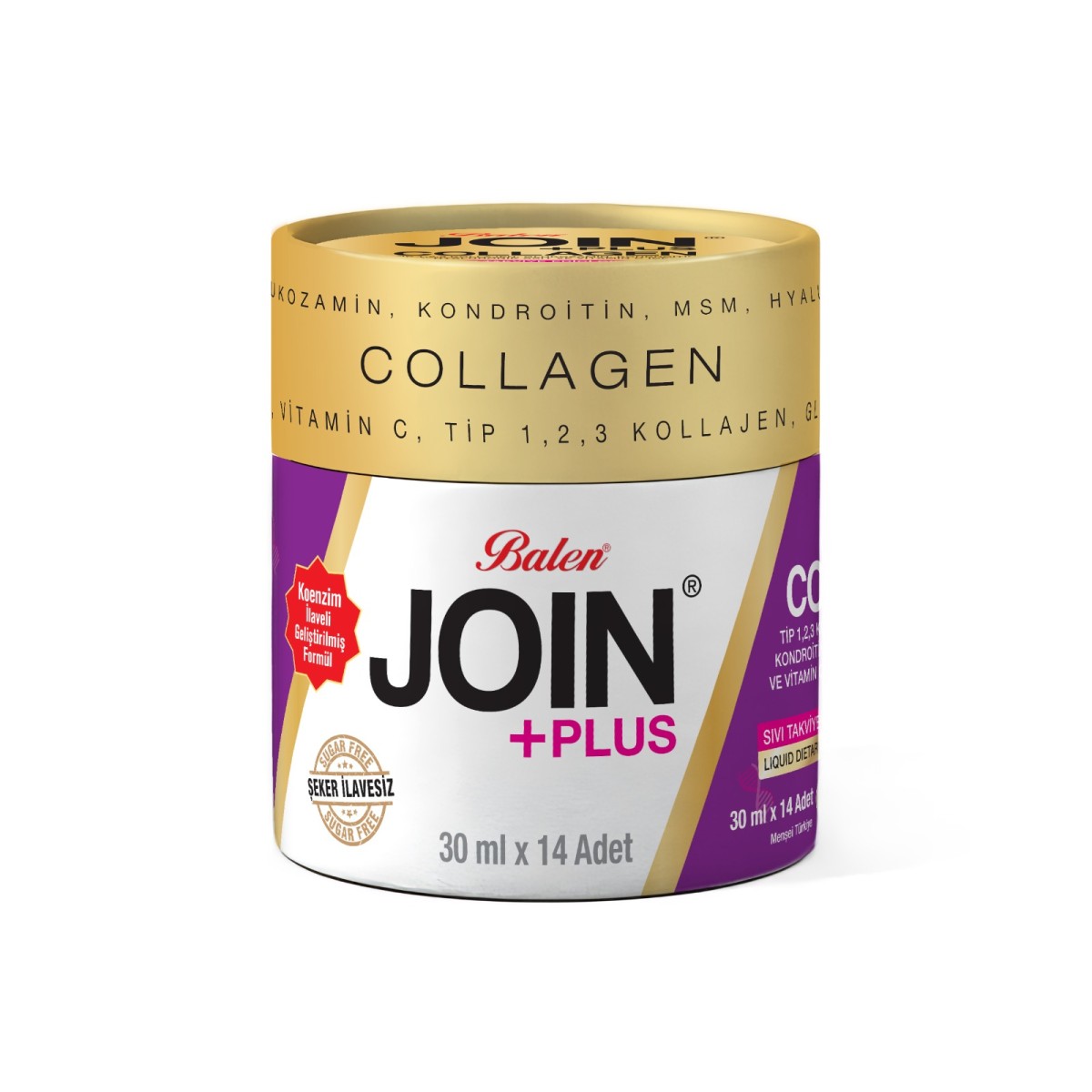 JOİN+PLUS TİP 1,2,3 KOLLAJEN, GLUKOZAMİN, KONDROİTİN, MSM, HYALURONİK ASİT VE VİTAMİN C SHOT 30 ML * 14 JOİN+PLUS TİP 1,2,3 KOLLAJEN, GLUKOZAMİN, KONDROİTİN, MSM, HYALURONİK ASİT VE VİTAMİN C SHOT 30 ML * 14
