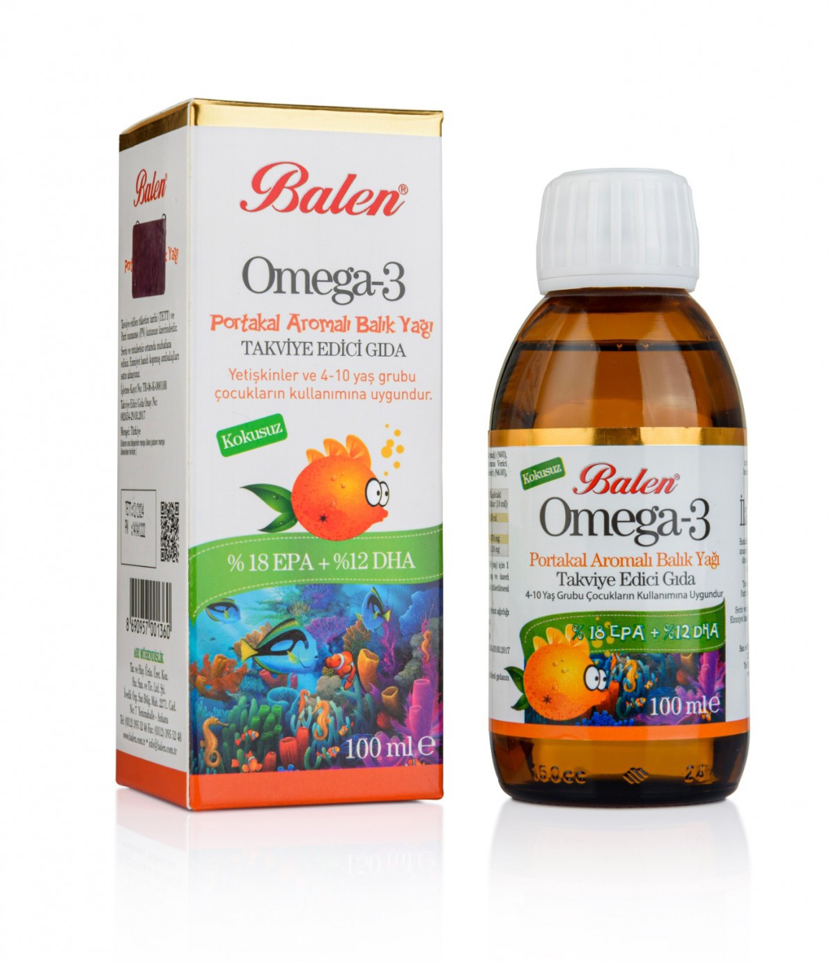 Omega-3 Portakal Aromalı * 100 ML