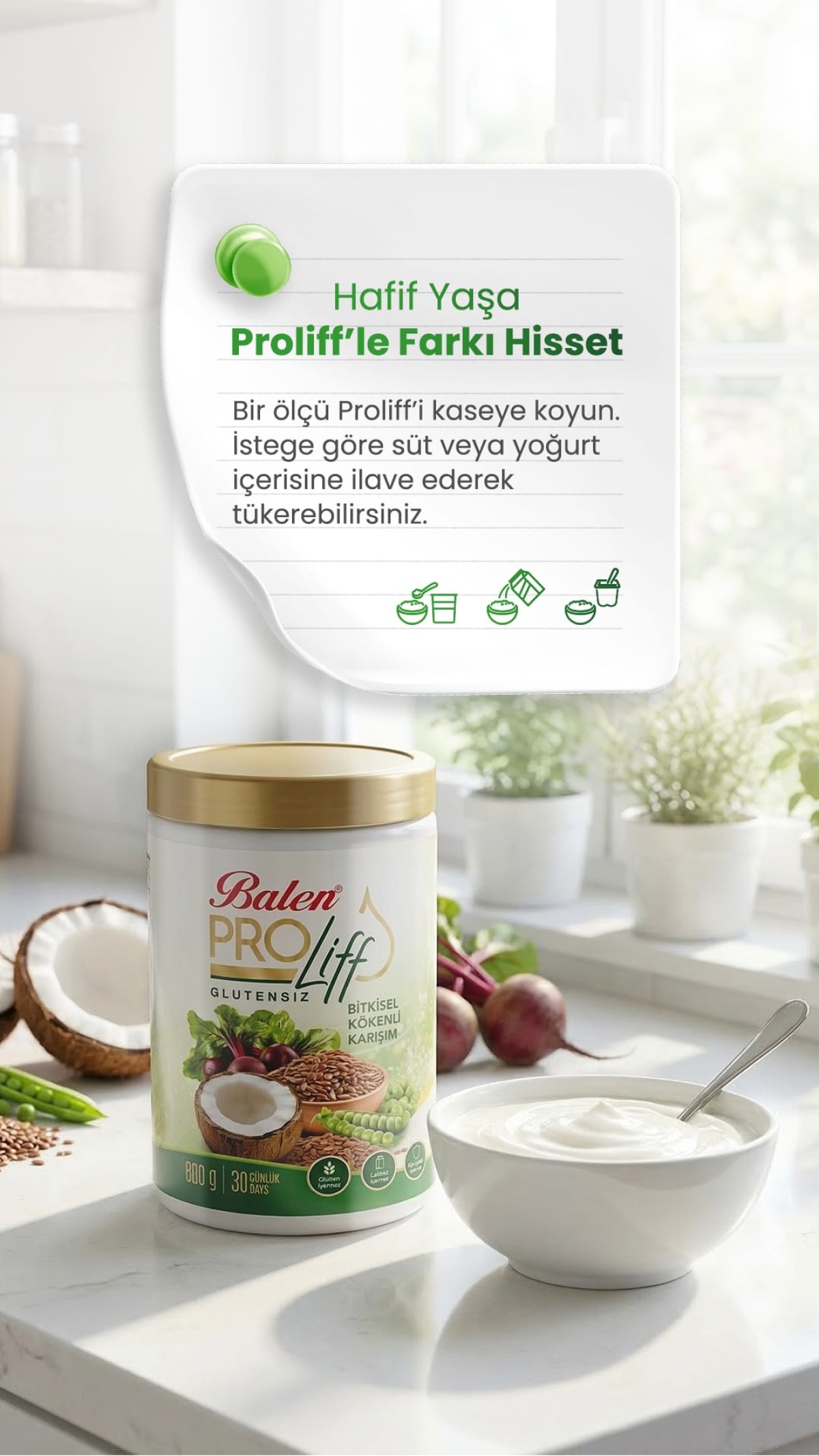 PROLİFF BİTKİSEL KÖKENLİ KARIŞIM * 600 G PROLİFF BİTKİSEL KÖKENLİ KARIŞIM * 600 G