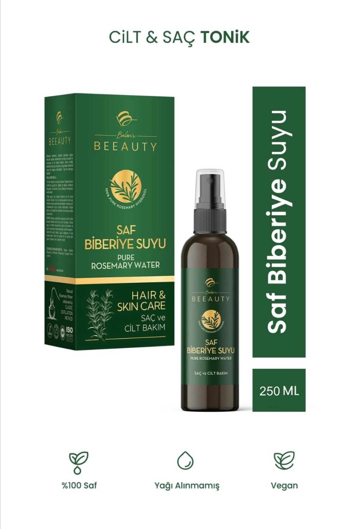 BALEN’S BEEAUTY SAF BİBERİYE HİDROSOLÜ * 250 ML BALEN’S BEEAUTY SAF BİBERİYE HİDROSOLÜ * 250 ML