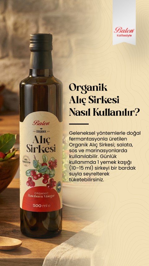BALEN ORGANİK ALIÇ SİRKESİ * 500 ML