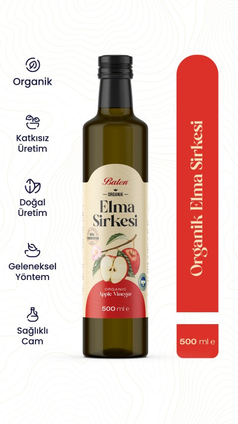 BALEN ORGANİK ELMA SİRKESİ *500 ML