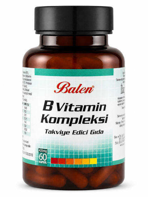 B VİTAMİN KOMPLEKSİ KAPSÜL 425 MG*60