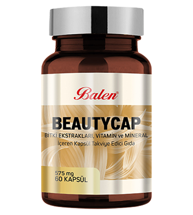 Balen Beautycap Bitki Ekstraktları, Vitamin ve Mineral İçeren Kapsül Takviye Edici Gıda