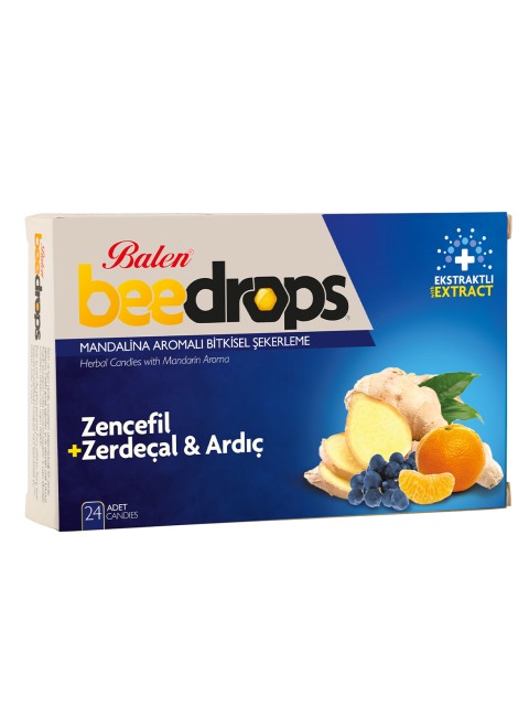 Balen Beedrops Zencefil+Zerdeçal-Ardıç Mandalina Aromalı Drops