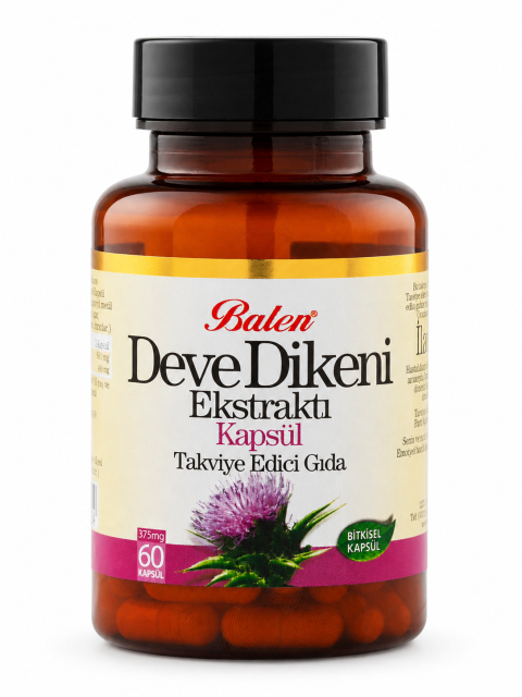 DEVE DİKENİ EKSTRAKTI KAPSÜL 375 MG*60