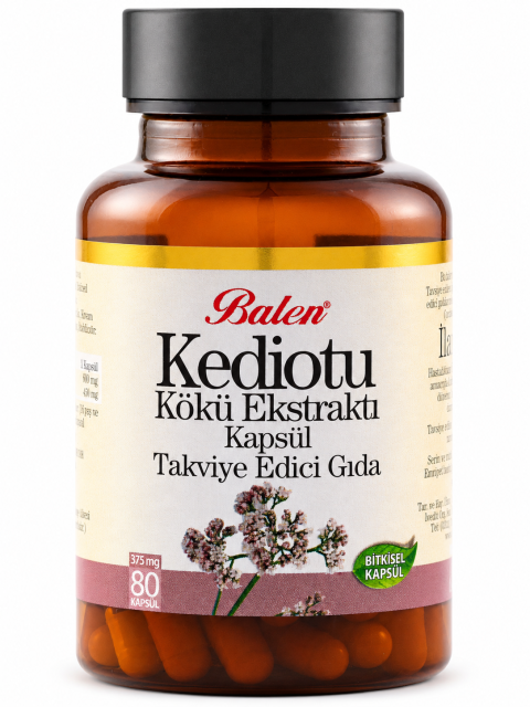 KEDİOTU KÖKÜ EKSTRAKTI KAPSÜL 375 MG*80