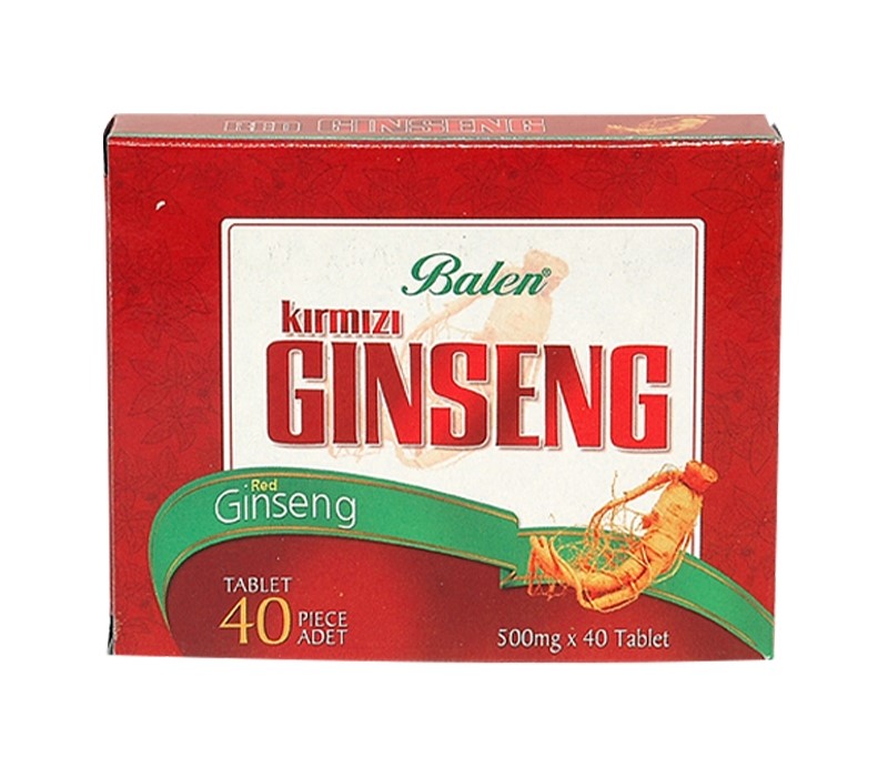Balen Kırmızı Ginseng Tablet 500 Mg*40 Tablet