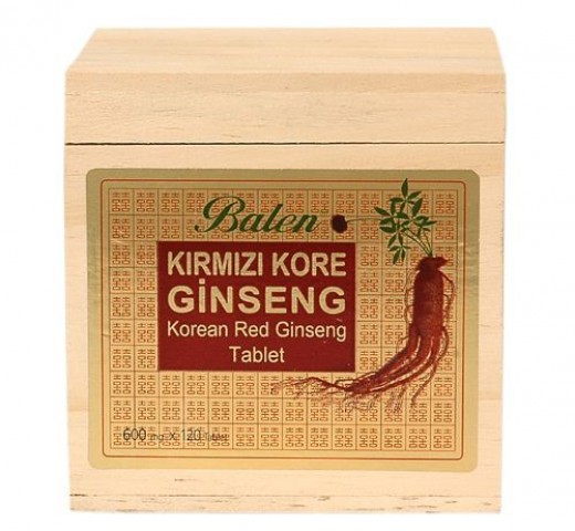 Balen Kırmızı Kore Ginsengi Ekstraktı Tablet