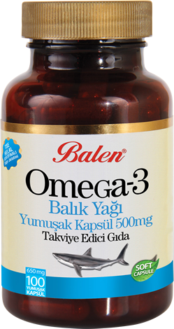 Balen Omega 3 Balık Yağı Yumuşak Kapsül 650 Mg* 100