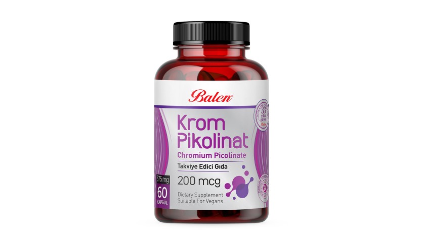 Krom Pikolinat Kapsül 375 Mg* 60 Krom Pikolinat Kapsül 375 Mg* 60