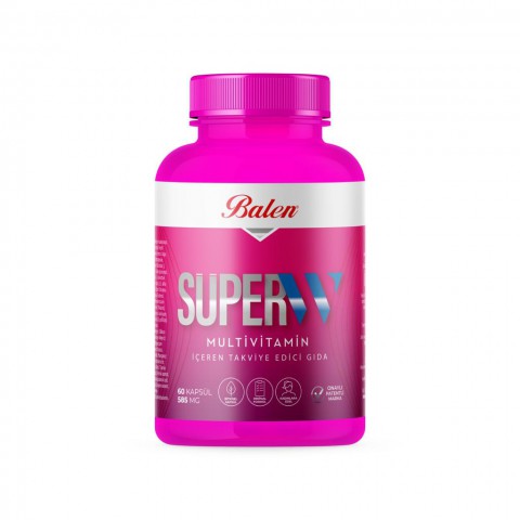 SÜPER-W MULTİVİTAMİN KAPSÜL * 585 mg 60 SÜPER-W MULTİVİTAMİN KAPSÜL * 585 mg 60